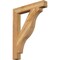Ekena Millwork Funston Block Rough Sawn Bracket, Western Red Cedar, 4"W x 28"D x 36"H BKT04X28X36FST05RWR - alternate 1